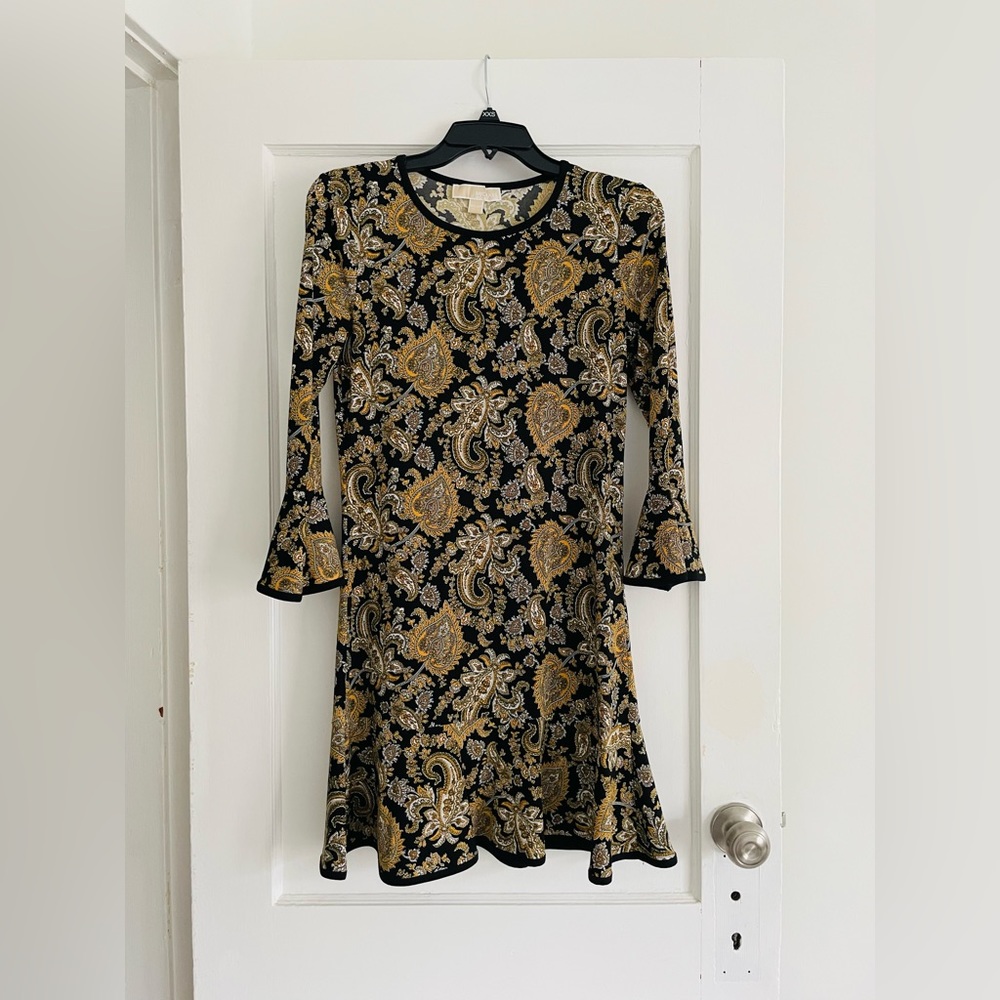 MICHAEL Michael Kors Marigold Paisley Print Dress Size XS